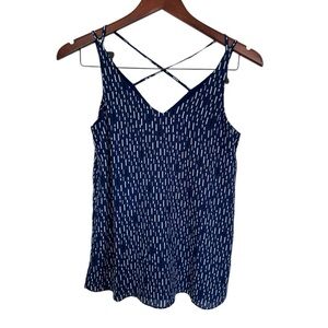 Willow And Thread Navy Blue Strappy Women's Top size XXS
